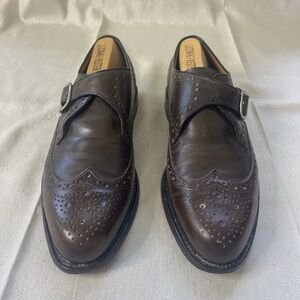 Ludwig Reiter Men’s Monk Strap Shoes – Brown Leather – Handmade in Austria